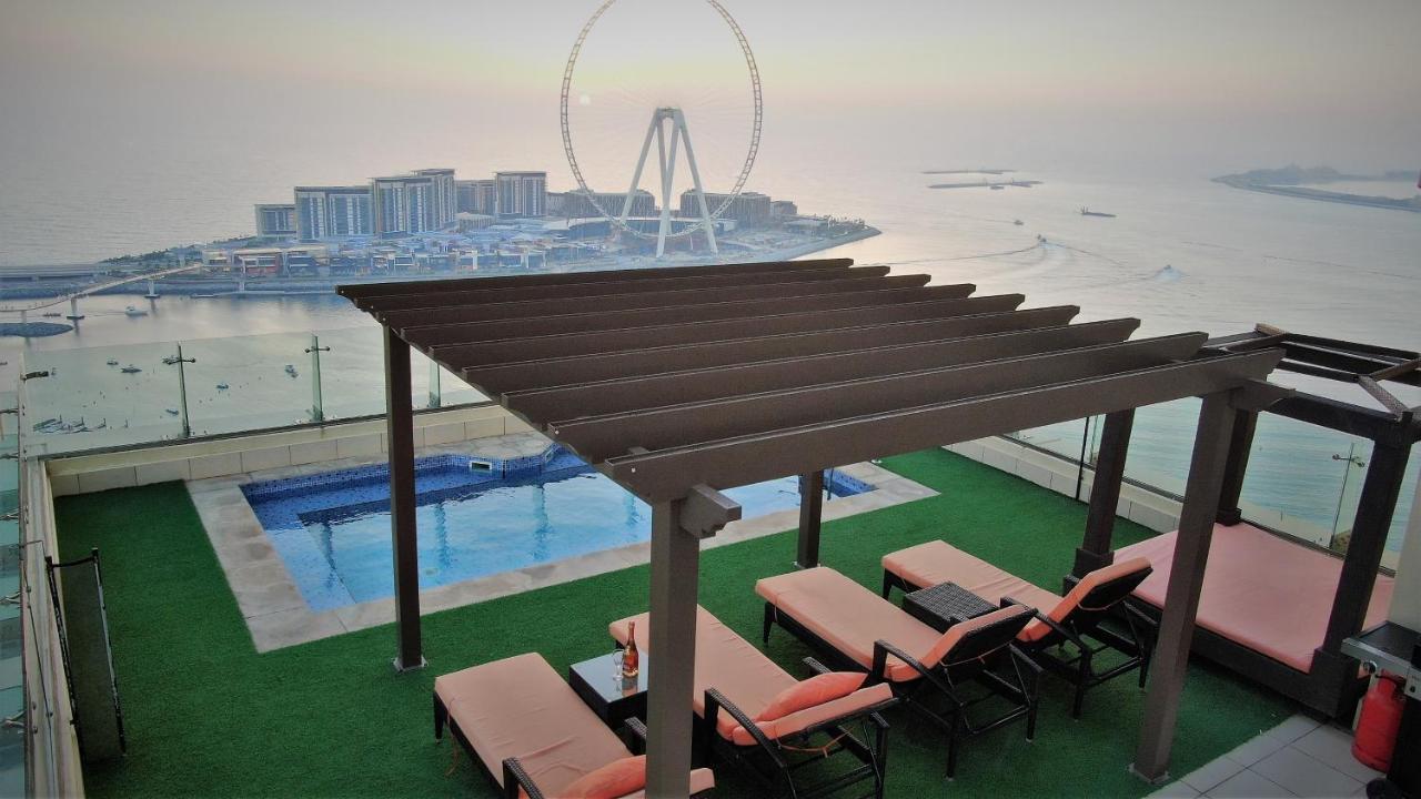 Jbr Penthouse With Terrace Pool Daire Dubai Dış mekan fotoğraf