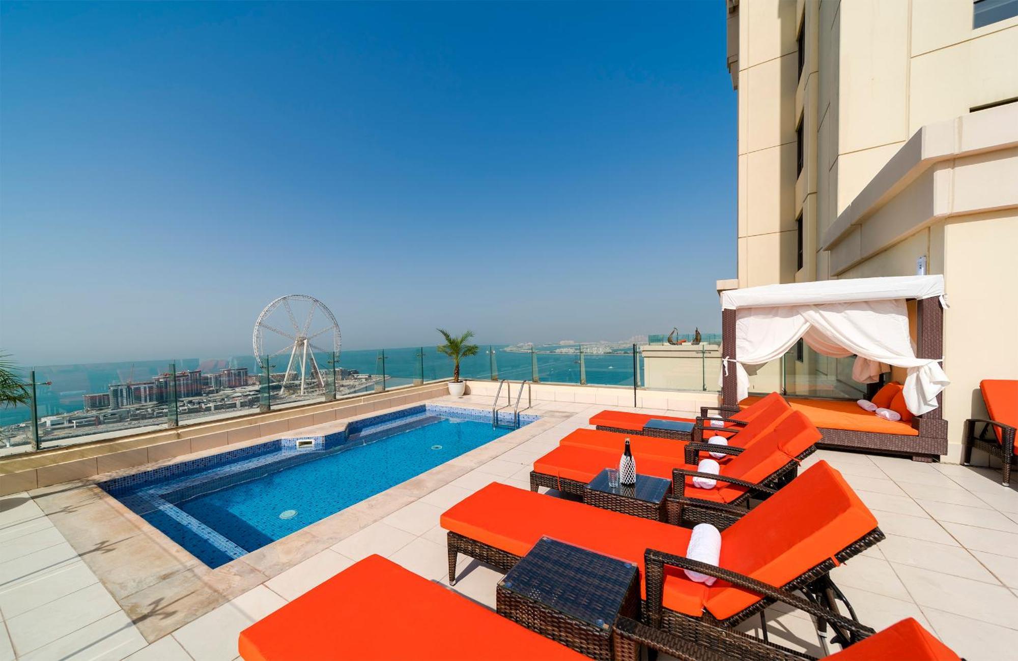 Jbr Penthouse With Terrace Pool Daire Dubai Dış mekan fotoğraf